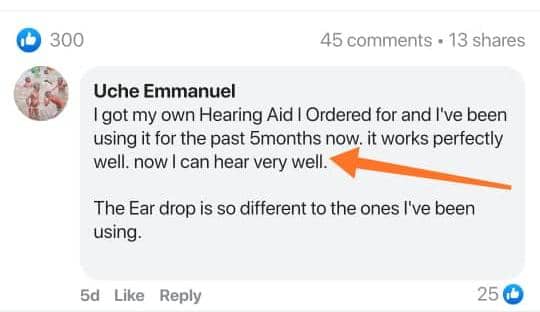 Customer testimonial